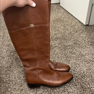 Tory Burch Brown Over the Knee Boots